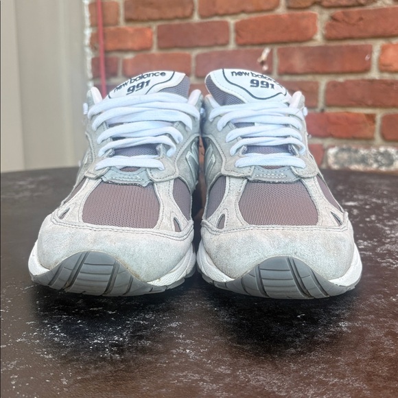 New Balance 991 Men’s White and Gray Sneakers size 11 made in England - Picture 7 of 10